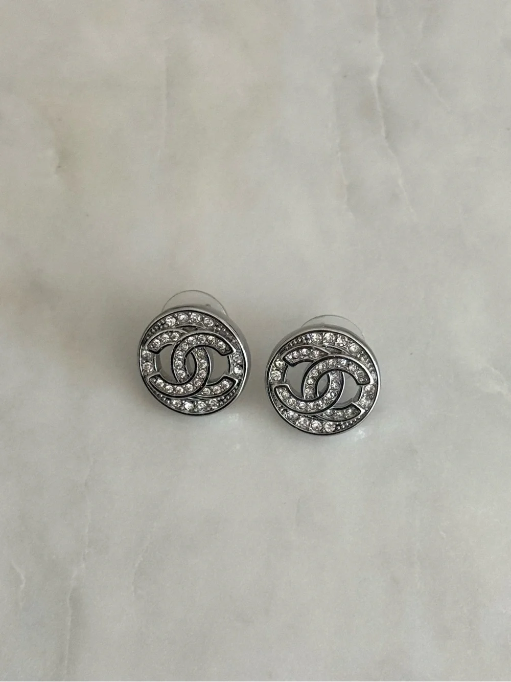 Chanel Diamond Stud Earrings